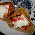 Tortilla gryczana z kurczakiem