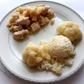 Biały obiad, czyli kurczak z ryżem i kalafiorem