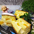 Duży biszkopt z 8 jaj bez proszku do pieczenia z masą budyniową z żółtkami i kaszą manną