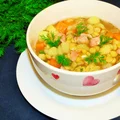 Zupa grochowa z bekonem