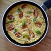 Frittata z szynką i serem