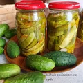 Ogórki krokodylki z chili i czosnkiem na zimę. Domowe przetwory.