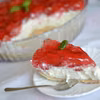Truskawkowa tarta z serkiem ricotta