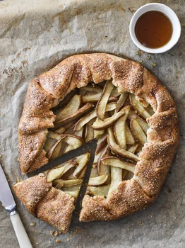 Galette z gruszkami