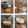 Mrożona kawa bananowa z blendera
