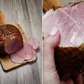 Peklowana szynka wieprzowa – domowa wędlina mocno jałowcowa, pieczona