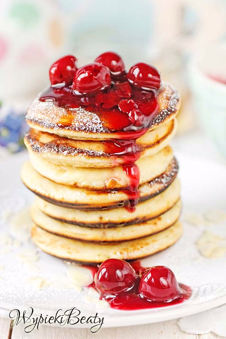 Miodowe pancakes