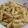 Makaron z wędzoną makrelą