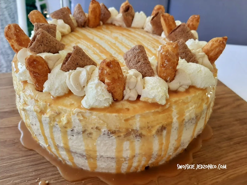 Tort KarmelLove  ,podwójnie karmelowy