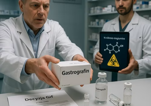 Gas-tro-infamous recall: GIF wycofuje Gastrografin z obiegu po wykryciu nitrozoaminowych zanieczyszczeń