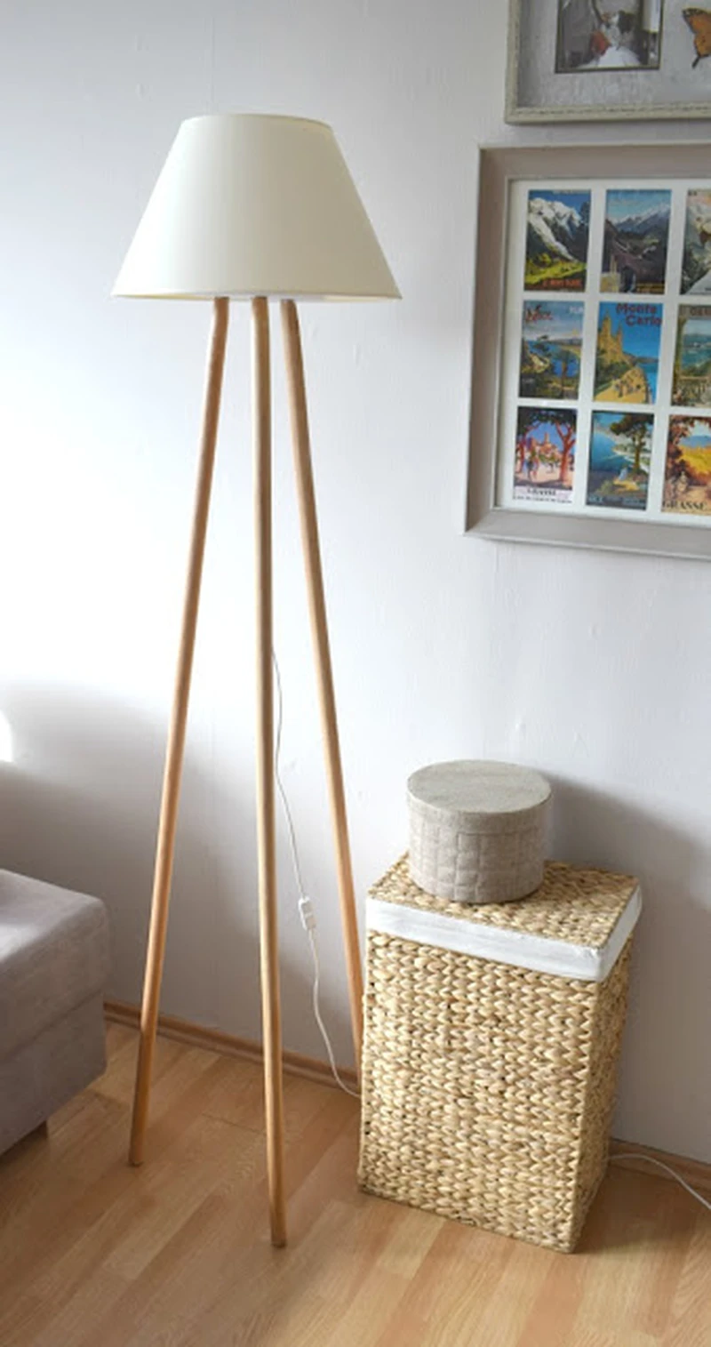 DIY - lampa na trójnogu