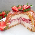 Zuccotto z truskawkami i mascarpone