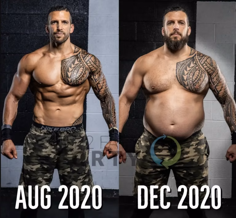 Trener Drew Manning specjalnie przytył 30 kilo, aby pomóc swoim klientom schudnąć!
