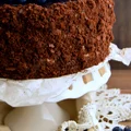 Tort czekoladowo - śmietankowy z jagodami