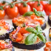Mini pizze z bakłażana FIT