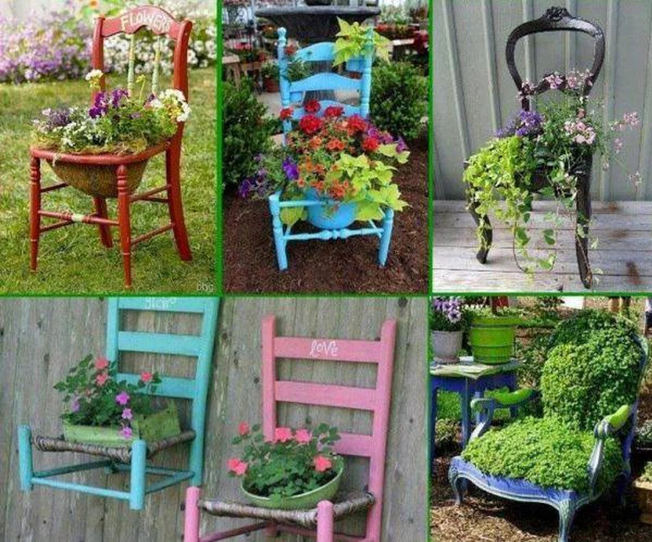 Krzesło w ogrodzie - inspiracje