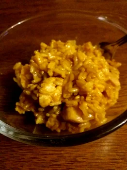 Risotto z kurczakiem i curry