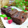 Fit brownie z malinami w pół godziny (307 kcal)