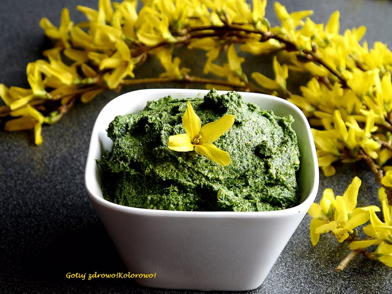 Pesto ze szpinaki i awokado