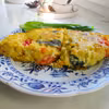 Frittata warzywna z czosnkiem niedźwiedzim