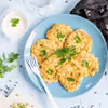 Placki z cukinii z mozzarellą