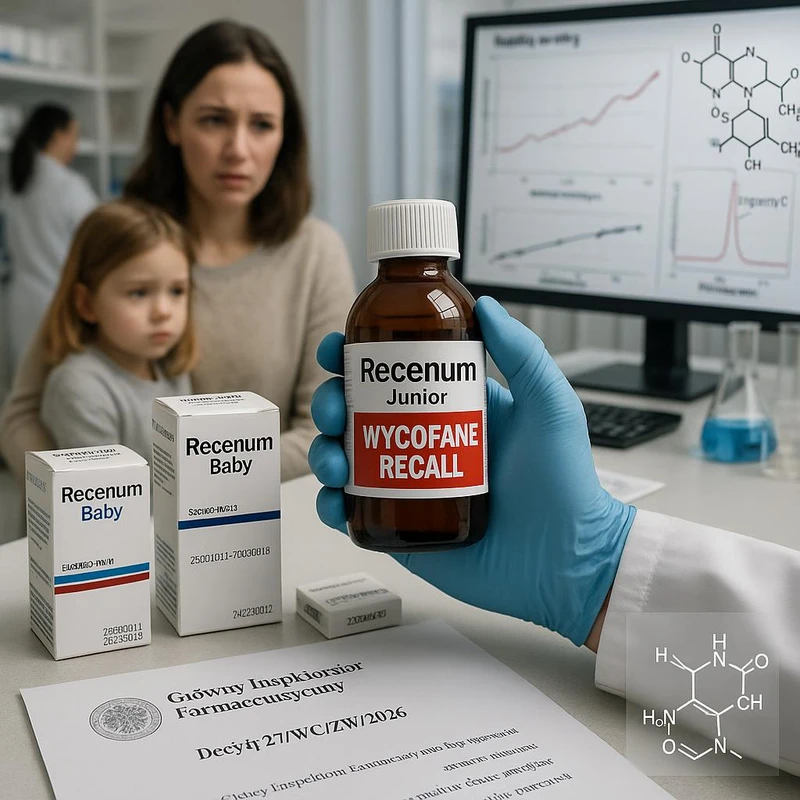 Decyzja GIF: wycofanie Recenum Junior i Recenum Baby – co musisz wiedzieć