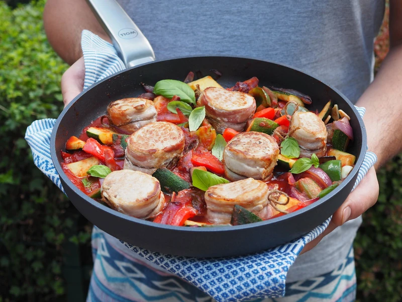 Polędwiczka wieprzowa z ratatouille