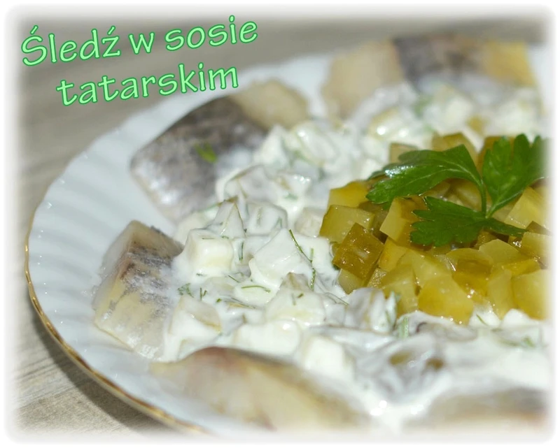 Śledź w sosie tatarskim