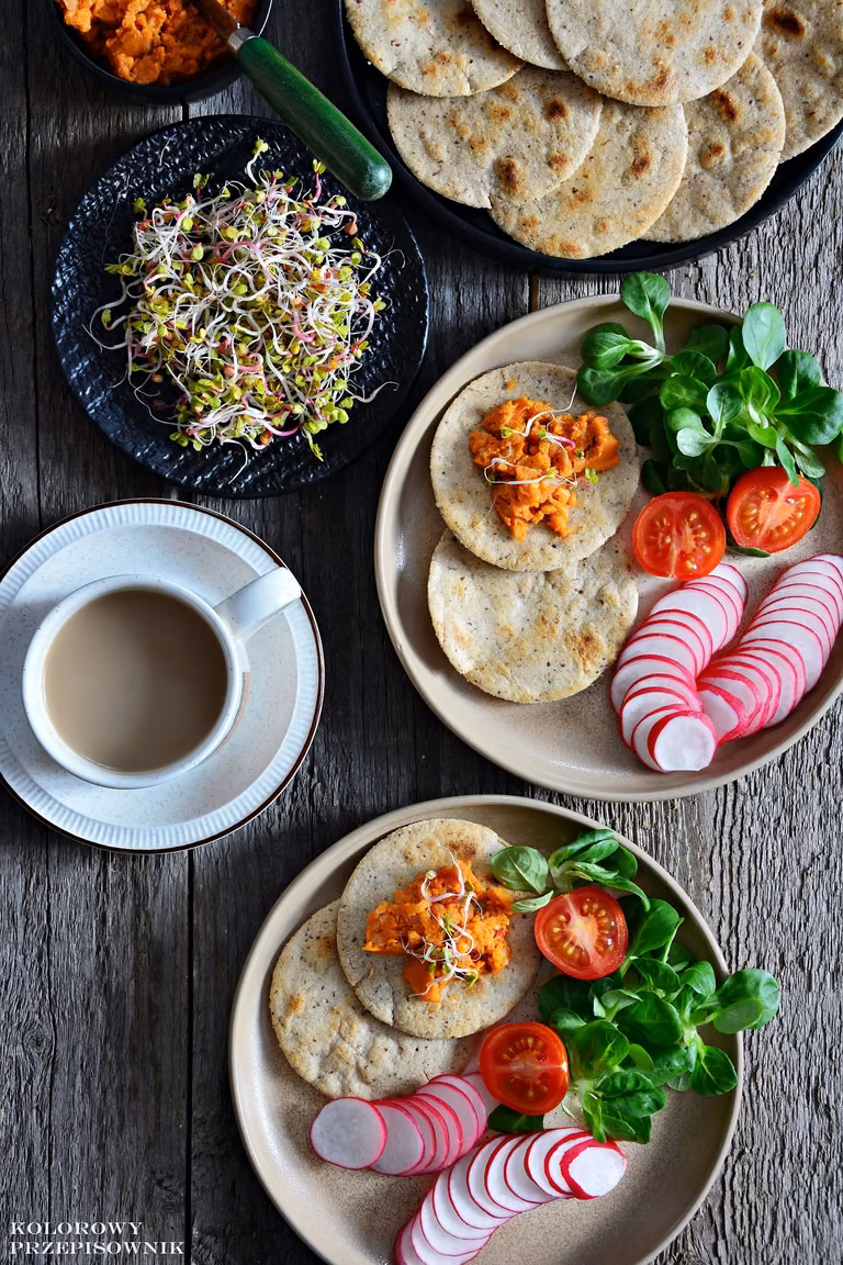 Wegańskie mini wrapy bez glutenu + darmowy E-BOOK z 39 przepisami dla alergików i wegan