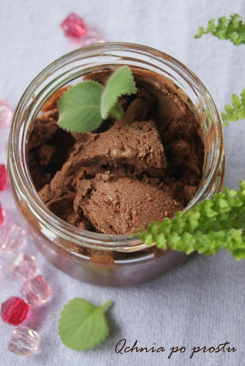 Wegańskie lody kakaowe