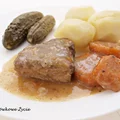 Schab z szybkowaru z warzywami