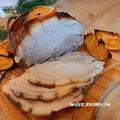 Świąteczna szynka pieczona w pomarańczach i miodzie