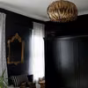 Czarno- złota sypialnia