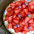 Tarta serowa z truskawkami