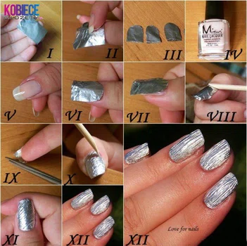 Metaliczne paznokcie