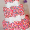 Kolorowy tort