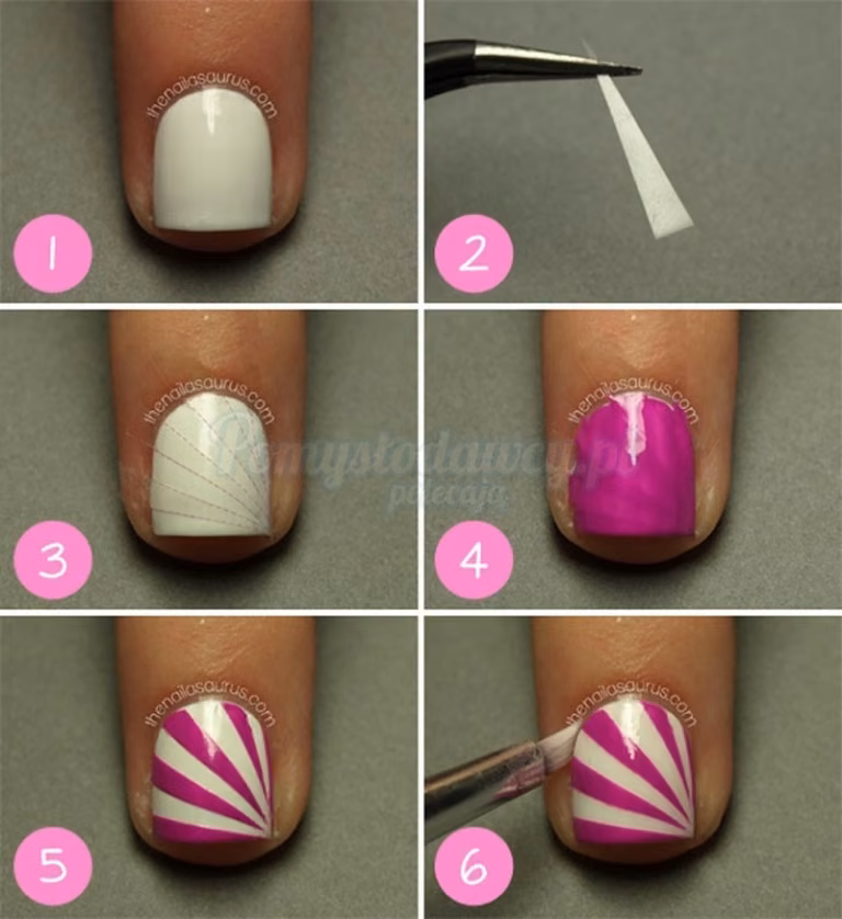 Cukierkowy manicure w kilka minut