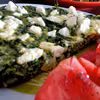Fit śniadanie: szpinakowy omlet z fetą