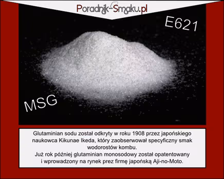 Odkrycie glutaminianu sodu