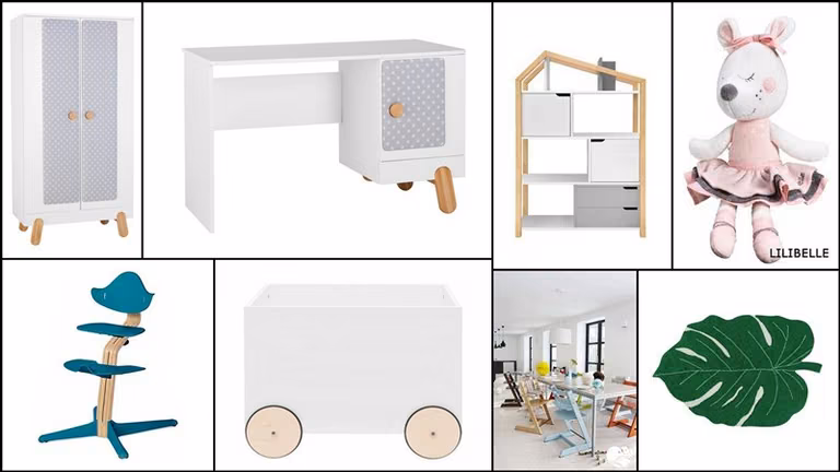 Designerskie meble i akcesoria dla dzieci - Świat w kolorze blond