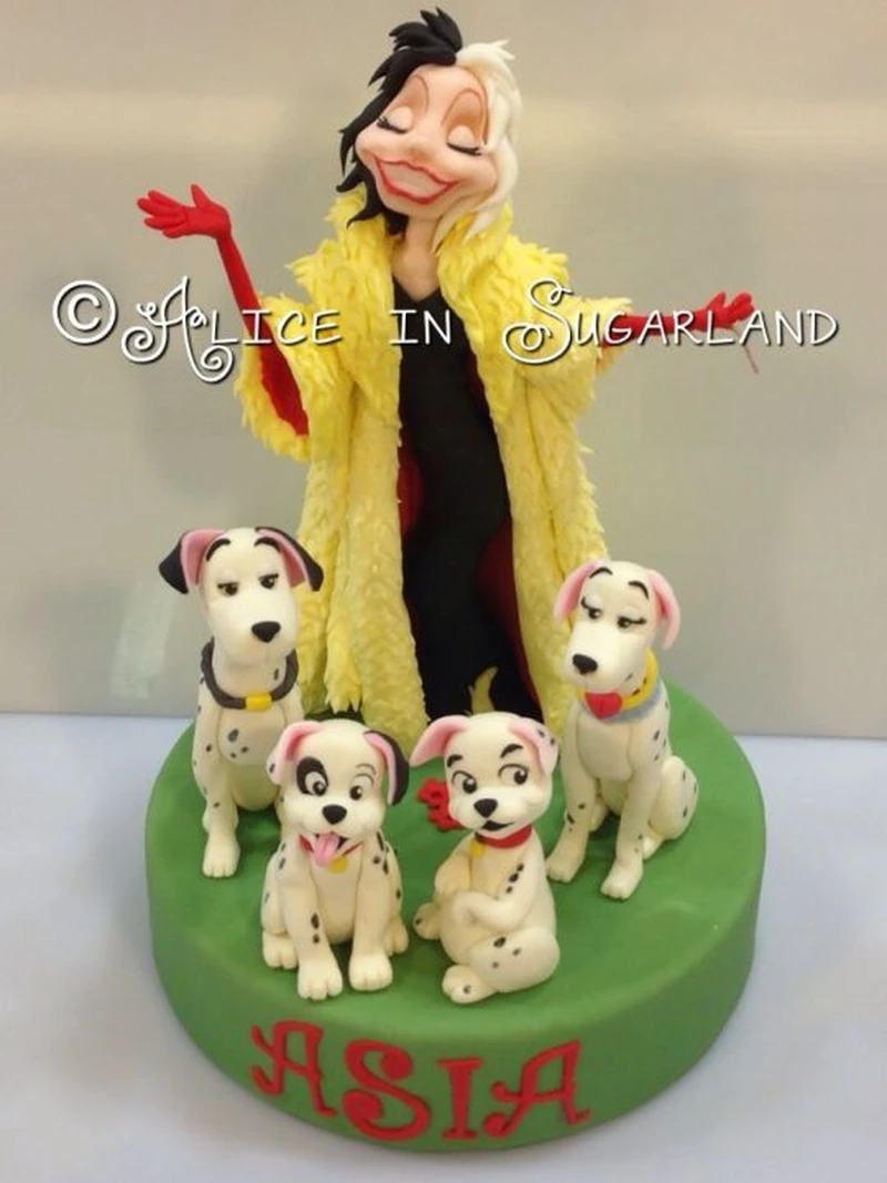 Cruella z pieskami