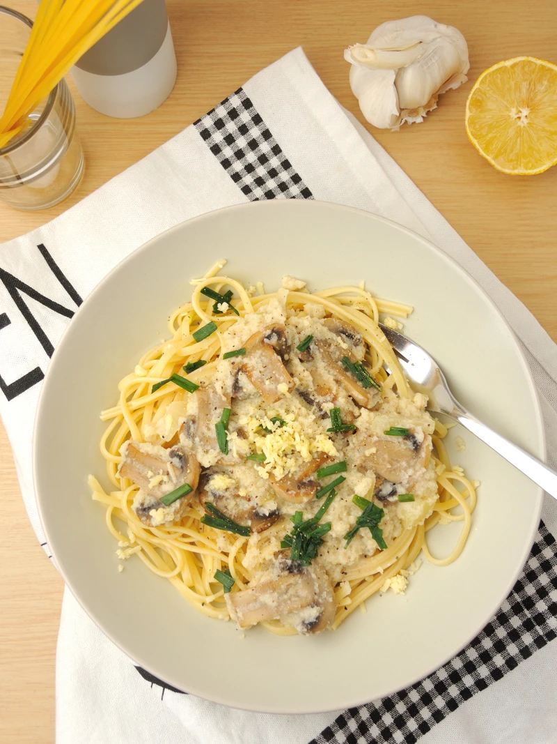 Fit Spaghetti Alfredo