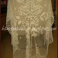Szydełkowy obrus sześciokątny śr.140/160 cm . Zrób razem ze mną:-)