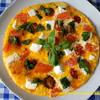 Omlet z chorizo,pomidorami i fetą - 380 kcal