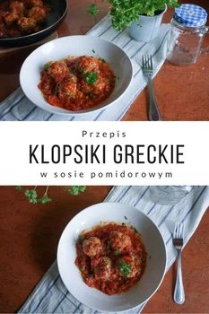 Klopsiki greckie w sosie pomidorowym