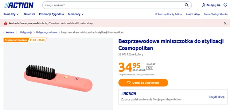 Zdjęcie Mini lokówka i prostownica bez kabla idealna do torebki? Te urządzenia z Action za 34,95 zł podbijają Internet #2