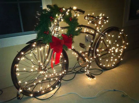Świąteczny rower