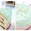 Tort z mascarpone, budyniem i dżemem