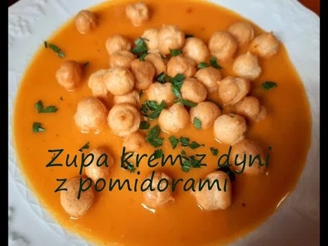 Przepis na zupę dyniową z pomidorami
