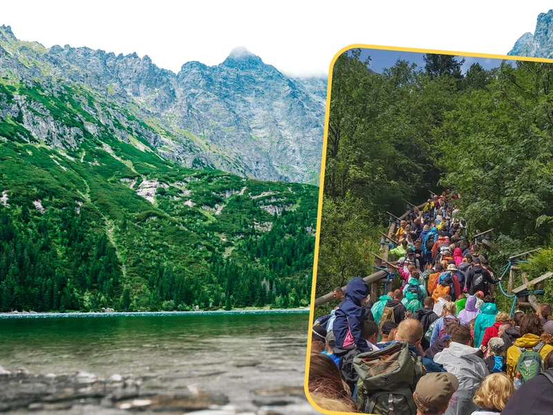 Morskie oko przeżywa oblężenie turystów! W sieci pojawiło się szokujące zdjęcie!